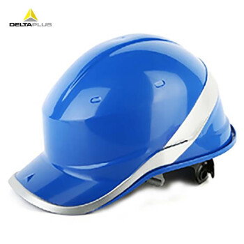 代尔塔电工绝缘耐高温安全帽1KV-1.5KV ABS头盔建筑工地工程防砸防撞减震（含下颚带）【蓝色】 102018