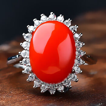 淑丽芙南红玛瑙戒指925银戒指女韩版简约蛋面指环镶钻活口男女情侣 款