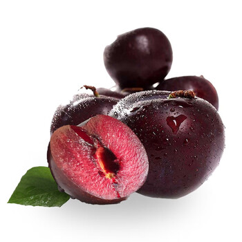 黑布林李子风味玫瑰红肉黑布林新鲜水果15枚小果