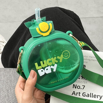 hywlkj夏季高颜值儿童吸管杯男孩女孩小学生上学塑料水杯子便携水壶ll