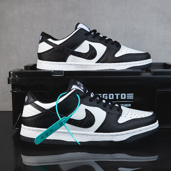 店aj女鞋dunk黑白熊猫影子灰低帮男空军一号休闲运动板鞋黑白熊猫43