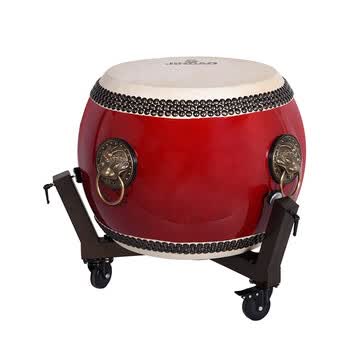 津宝jbdtt015堂鼓24寸大鼓牛皮鼓中国红鼓民乐团交响乐团乐器