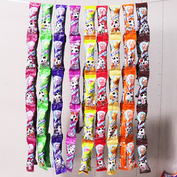 多口味散条装小朋友喜糖果 【60支】阿尔卑斯棒棒糖葡萄牛奶味*3袋