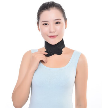 自发热护颈带轻薄保暖透气托玛琳颈托四季款家用护颈套脖子脖套自发热
