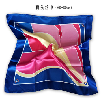 巾东航国航海航方巾航空空姐巾酒店职业空乘巾配饰2020南航丝巾6060cm