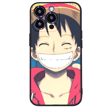 苹果手机壳iphone海贼王草帽路飞索隆卡通男女情侣镜头全包硅胶软壳防