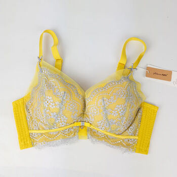 【商场同款】西维娅文胸s721-10无钢圈桑蚕丝中厚聚拢调整型内衣 银杏