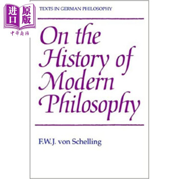 近代哲学史 豆瓣 英文原版 On the History of Modern Philosophy