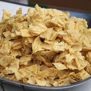 品豆腐皮丝干豆皮贵州特产干货油豆皮批发豆制品蛋白肉腐竹凉拌菜 1斤