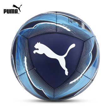 Puma彪马足球学生成人比赛训练足球 083387-09藏青冰蓝 标准5号球