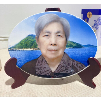 墓碑烤瓷遗像 墓碑瓷像定制老人定做遗像烤瓷像陶瓷照片相片制作纪念