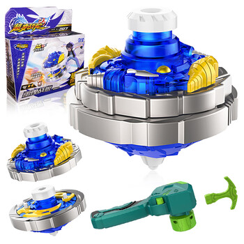 陀螺超变战陀合金升级坨螺合体坨驼螺拉线男孩圣焰红龙儿童玩具 雷霆