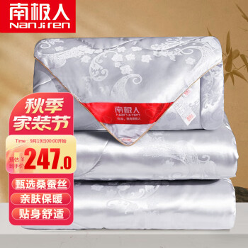 南极人蚕丝被价格走势与销量趋势分析