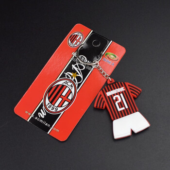 同吉祥足球礼品周边装饰品pvc钥匙扣球衣梅西c罗巴萨皇马曼联尤文热刺