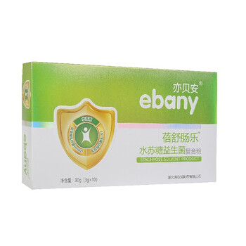 亦贝安(ebany)蓓舒肠乐水苏糖益生菌复合粉 添加益生元10袋