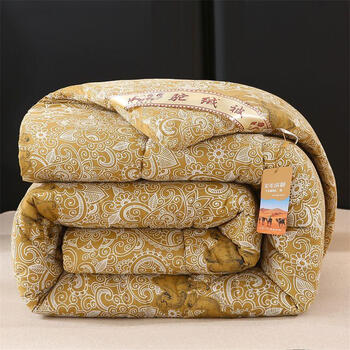 学生宿舍单双人被芯被褥全套一整套高档保暖驼绒被20023010斤超厚冬被