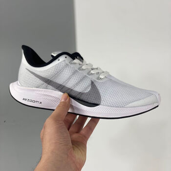 35代跑鞋男子zoom winflo跑步鞋休闲缓震回弹网面鞋 超级飞马35代白黑