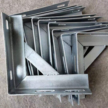 智钻 天然气管道固定三角支架 l型直角镀锌角铁角钢支架 100*150(30*