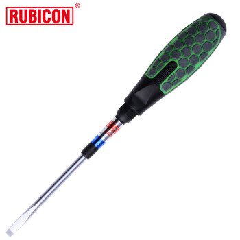 罗宾汉（RUBICON）62-6(-) 加硬强磁一字螺丝刀起子改锥-6.5x150mm 6英寸可敲击