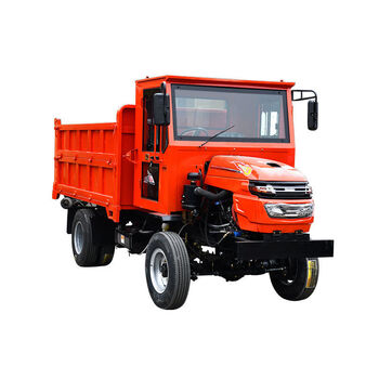 拖拉机四驱运输车大马力爬坡载重王工程用翻斗自卸车25马力标配单缸车
