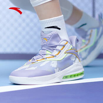 38预售安踏篮球鞋男运动鞋神盾2代2022春夏新款防滑耐磨实战球鞋气垫