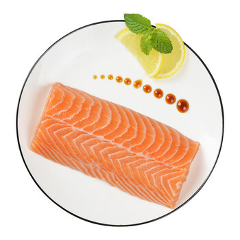 海购时代 常鲜生挪威冰鲜三文鱼 160g 鱼腹肉 贴体装