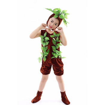 香果兔表演服装儿童大树演出服花草树木造型服饰大树小树表演服舞台