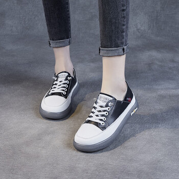 新款女鞋子平底运动鞋女士休闲鞋一脚蹬懒人鞋板鞋两穿时尚百搭牛筋软