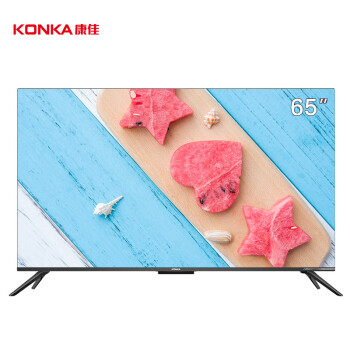 康佳（KONKA）65X10 65英寸 4K超高清 全面屏 华为芯 超薄金属机身 2+32GB 远场语音智慧屏 智能液晶教育电视