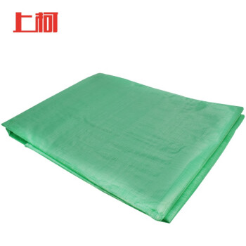 上柯 D4024 果绿色加厚防雨布 10X20m 防水防晒遮阳棚布苫布盖布彩条布PE塑料篷布