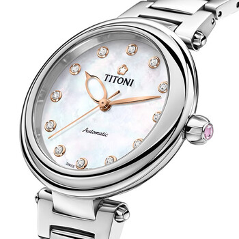 梅花(titoni) 手表 炫美系列 自动机械 女表 23978 s-622