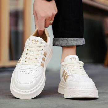 鞋靴>流行男鞋>男士休闲鞋>其它男士休闲鞋>他她千金>他她千金小白鞋