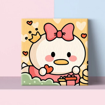 迪士尼(disney)松松总动员数字油画卡通动漫儿童手工填色丙烯油彩画挂