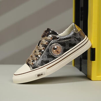 酷奇gucl酷奇男鞋2023头层牛皮革皮面秋冬款璀璨星河纯手工百搭低帮男