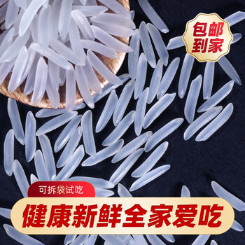 鲜稻佳猫牙米长粒香米 丝苗新米大米 锁鲜真空包装 可试吃送货到家门口 5kg真空包装油粘米