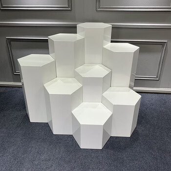 莫贤异形展台展厅展示台中岛柜圆形烤漆直播间展台组合橱窗展览馆落地