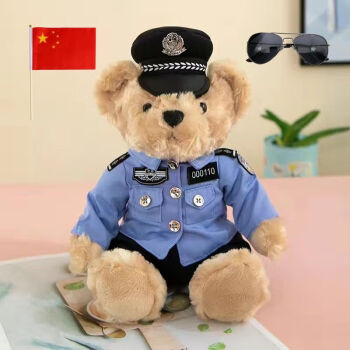 上海警察小熊公仔图片