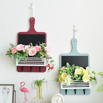 romantic timesins创意墙上仿真花装饰品挂件电视沙发卧室背景墙面