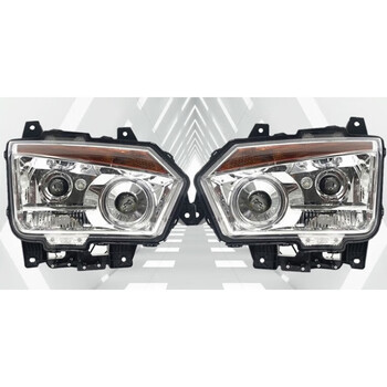 东然适用欧曼新款etx大灯总成年度版etx牵引车前大灯改装透镜leled左