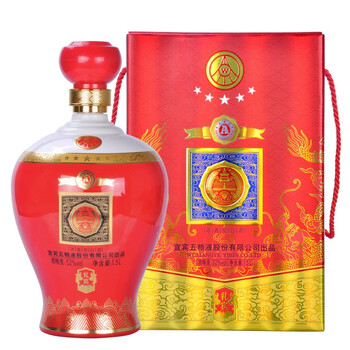 五粮液股份有限公司出品 52度 浓香型白酒送礼酒水 礼宾 1.5l 大坛装