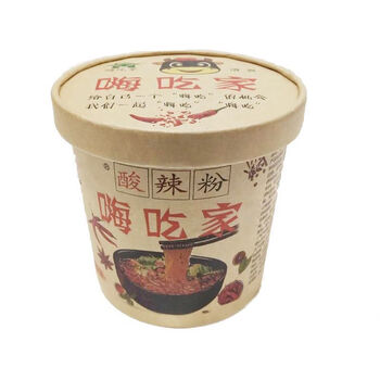 嗨l吃家酸辣粉 班干部酸辣粉整箱重庆方便速食泡面麻辣鲜香桶装 150克