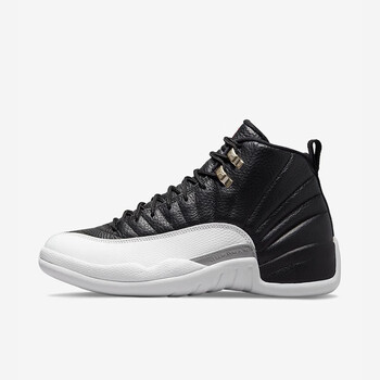 jordan   air jordan  12 2季后赛黑白银扣男女高帮篮球鞋 童鞋 42