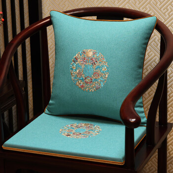 芙伴中式红木椅垫茶椅垫餐椅坐垫圈椅垫子屁垫防滑实木太师椅官帽椅垫