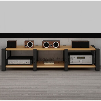 影音柜功放架功放机柜器材电视柜音响柜加长双机位三机位影院二层三机