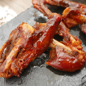 烤鸭锁骨鸭45g*5袋真空装香辣熟食鸭架小包装酱烤鸭肉 10只:两口味