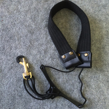 高中次音萨克斯背带挂带脖带吊带成人儿童学生用带子配件挂钩 黑色