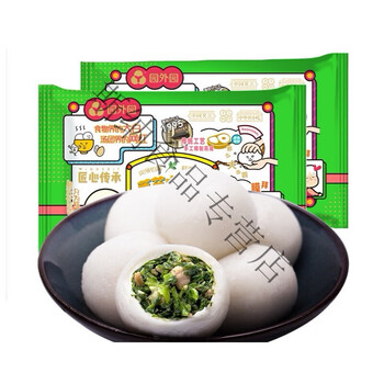 园外园荠菜肉大汤团368g6只2袋团子汤圆常州特产荠菜肉2袋