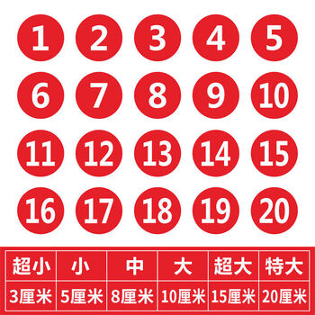 防水pvc数字号码贴纸定制比赛活动车队机器编号序号贴不干胶现货钜惠