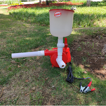 smvp农用静电喷粉机大棚果树石灰粉打药机器农田干粉电动喷粉器 12伏