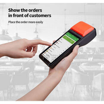 国际海外版4g网安卓智能手持终端pda 带打印扫描一体机可出口 顶配版